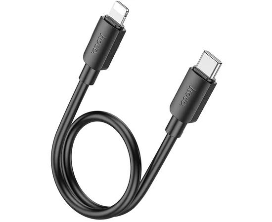 Дата кабель Hoco X96 Hyper Type-C to Lightning 20W (0.25m) Black