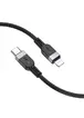 Дата кабель Hoco X109 Energy silicone Type-C to Lightning (3m) Black