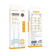 Дата кабель Borofone BX117 Source USB to Type-C 3A (1m) Blue