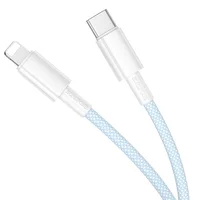 Дата кабель Borofone BX117 Source Type-C to Lightning 27W (1m) Blue