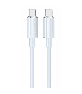 Дата кабель Borofone BX112 Lemon Type-C to Type-C 60W (1m) Blue