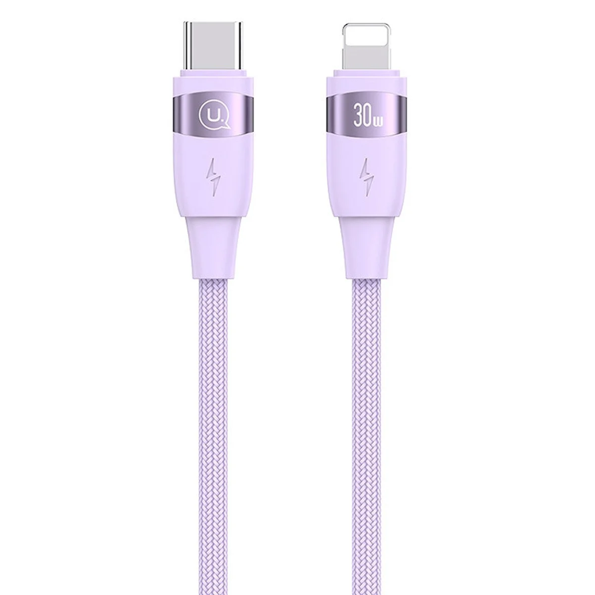Дата кабель Usams US-SJ635 U85 Type-C to Lightning 30W (2m) Purple