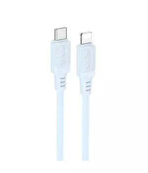 Дата кабель Borofone BX115 Lotto Type-C to Lightning 27W (1m) Blue