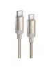Дата кабель Hoco X117 Star Type-C to Type-C 60W (1m) Gold