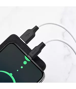 Дата кабель Hoco X21 Plus Silicone Type-C Cable (2m) Черный / Белый