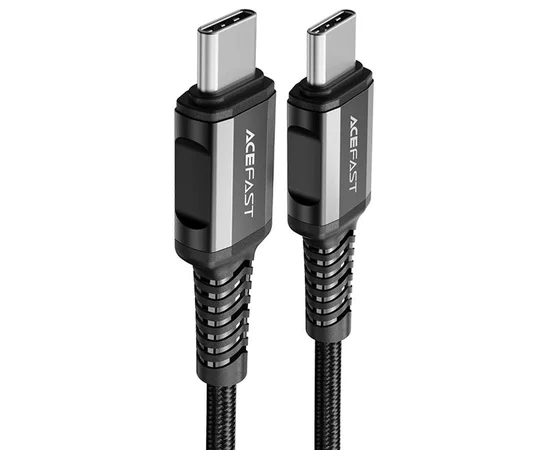 Дата кабель Acefast C1-03 Type-C to Type-C 60W (1.2m) Black