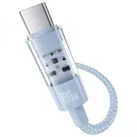 Дата кабель Baseus Gem Fast Charging Type-C to Type-C 100W (1m) (P10373000111) Galaxy Blue