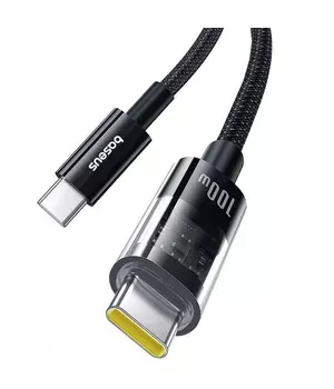 Дата кабель Baseus Gem Fast Charging Type-C to Type-C 100W (2m) (P10373000111-01) Cluster Black