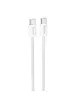 Дата кабель Hoco X104 Source 60W Type-C to Type-C (1m) White
