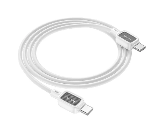 Дата кабель Hoco X108 Benefit 60W Type-C to Type-C (1m) White