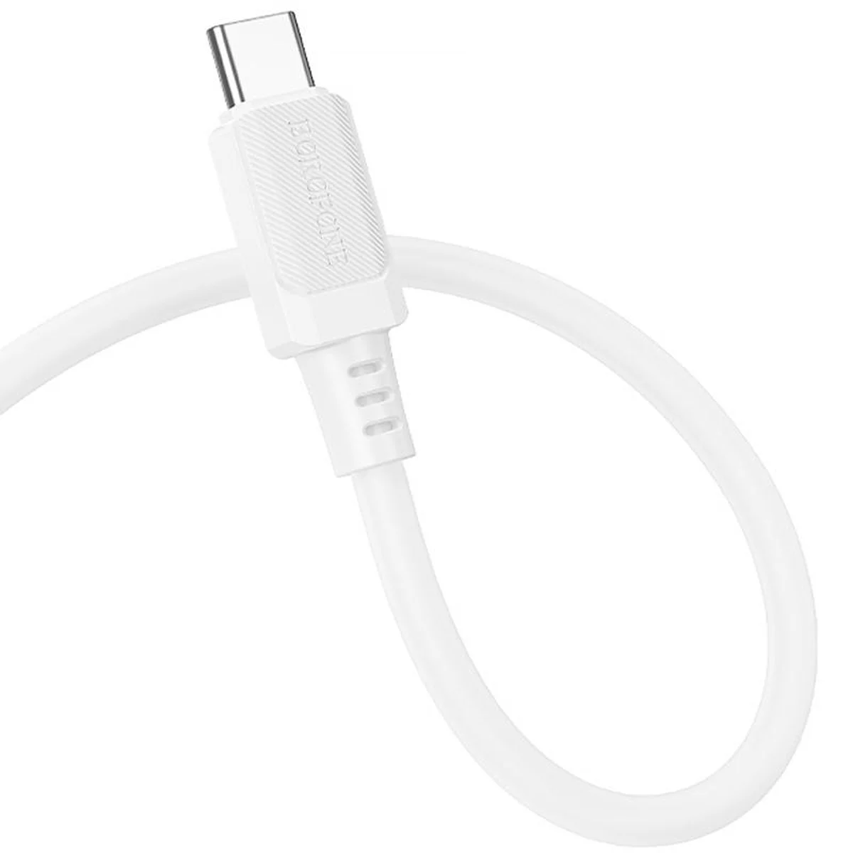 Дата кабель Borofone BX115 Lotto Type-C to Type-C 60W (1m) White