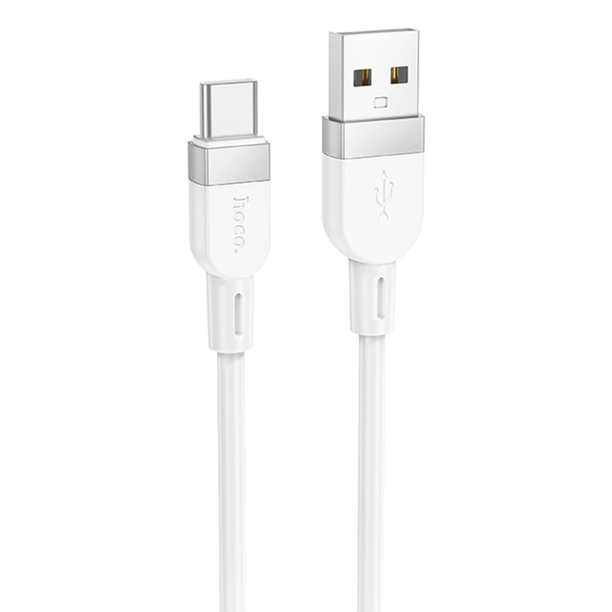 Дата кабель Hoco X109 Energy Silicone USB to Type-C (1m) White