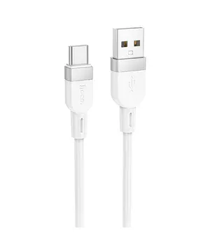 Дата кабель Hoco X109 Energy Silicone USB to Type-C (1m) White