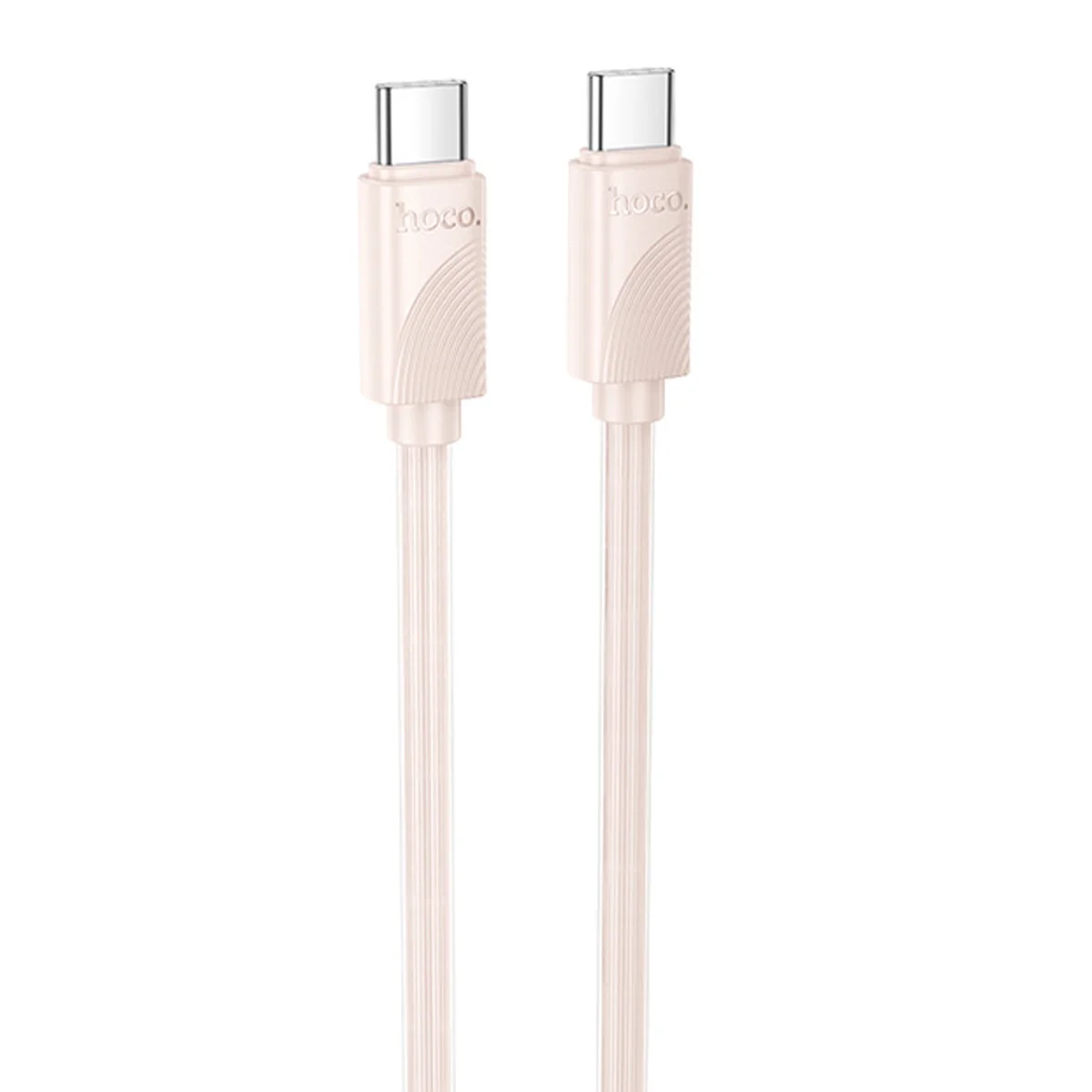 Дата кабель Hoco X114 Energy Type-C to Type-C 60W (1m) Pink