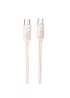 Дата кабель Hoco X114 Energy Type-C to Type-C 60W (1m) Pink