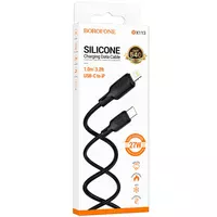 Дата кабель Borofone BX113 Lenny Type-C to Lightning 27W (1m) Black