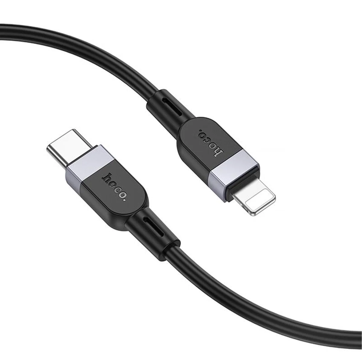 Дата кабель Hoco X109 Energy silicone Type-C to Lightning (2m) Black