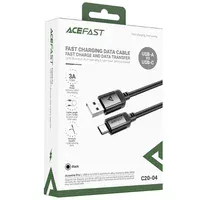 Дата кабель Acefast C20-04 USB to Type-C 3A (1.2m) Black