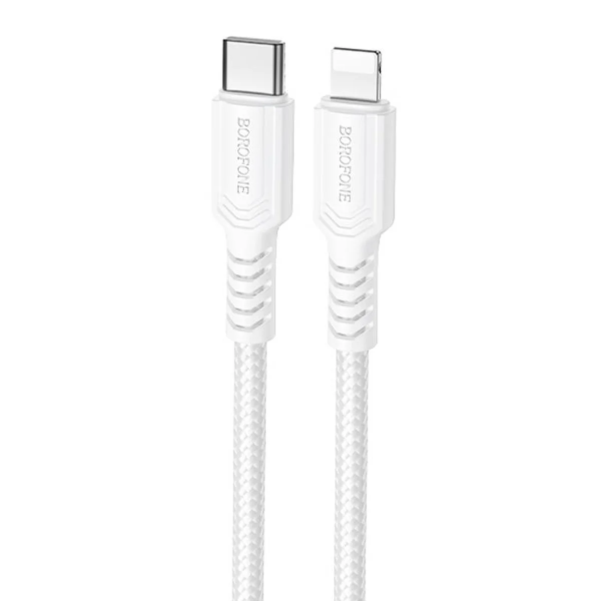 Дата кабель Borofone BX116 Certain Type-C to Lightning 27W (1m) White