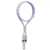 Дата кабель-шнурок Usams US-SJ745 Type-C to Type-C 60W (1.2m) Purple