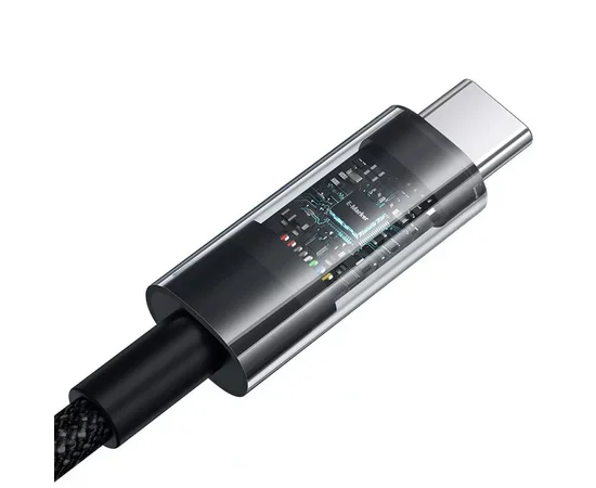 Дата кабель Baseus Gem Fast Charging Type-C to Type-C 100W (1m) (P10373000111) Cluster Black