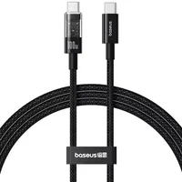 Дата кабель Baseus Gem Fast Charging Type-C to Type-C 100W (1m) (P10373000111) Cluster Black