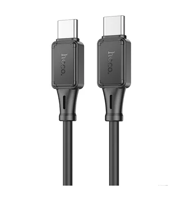 Дата кабель Hoco X101 Assistant 60W Type-C to Type-C (1m) Black