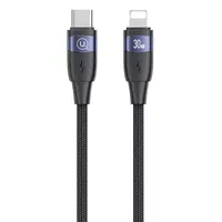 Дата кабель Usams US-SJ635 U85 Type-C to Lightning 30W (2m) Black