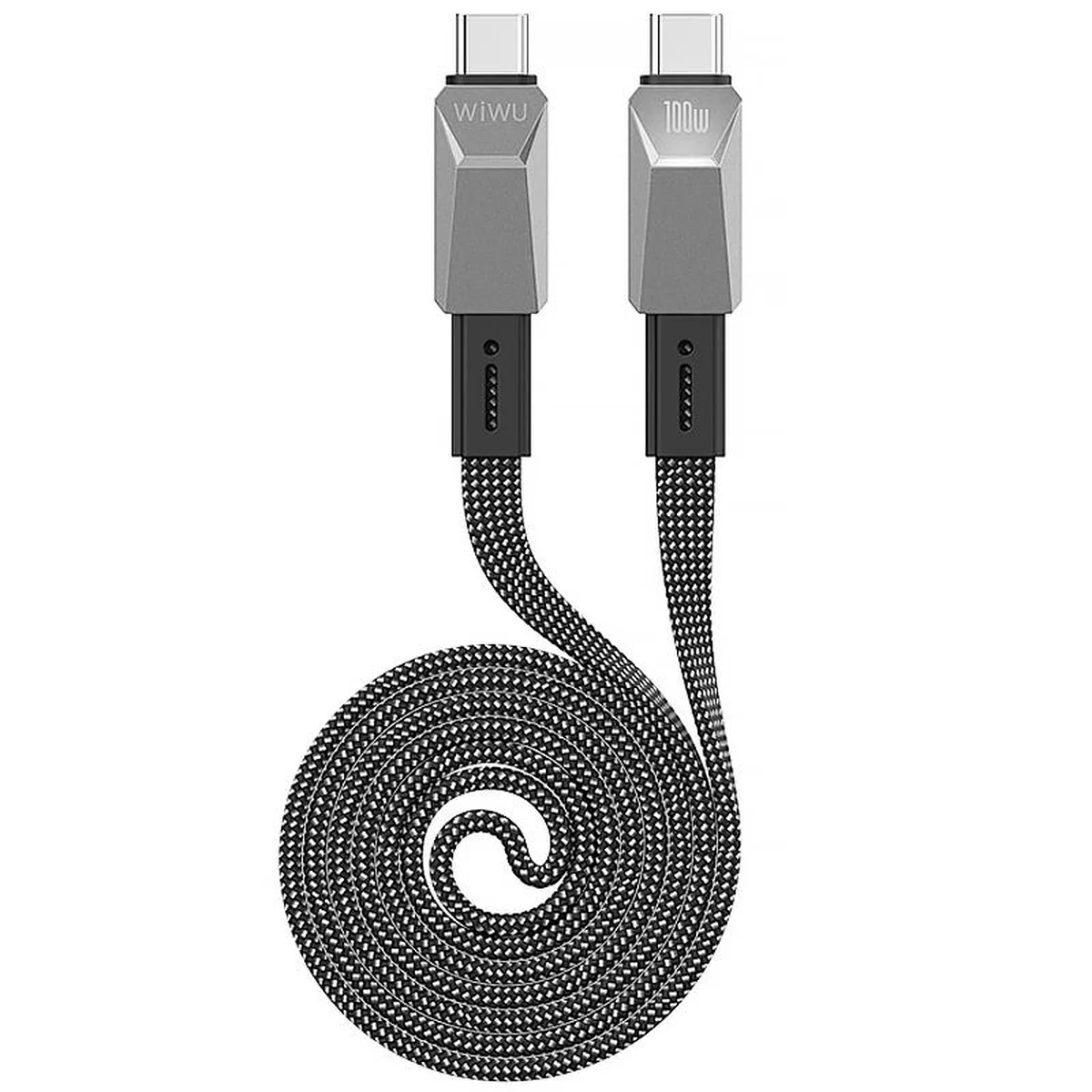 Дата кабель WIWU Wi-C078 Type-C to Type-C 100W (1m) Silver