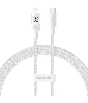 Дата кабель Baseus Gem Fast Charging Type-C to Lightning 20W (1m) (P10373001) Moon White