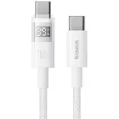 Дата кабель Baseus Display 2 Type-C to Type-C 100W (1m) (P10382702) Moon White