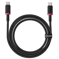 Дата кабель Baseus Dura Series Fast Charging Type-C to Type-C 100W (1m) (P10377803U01) Red / Black