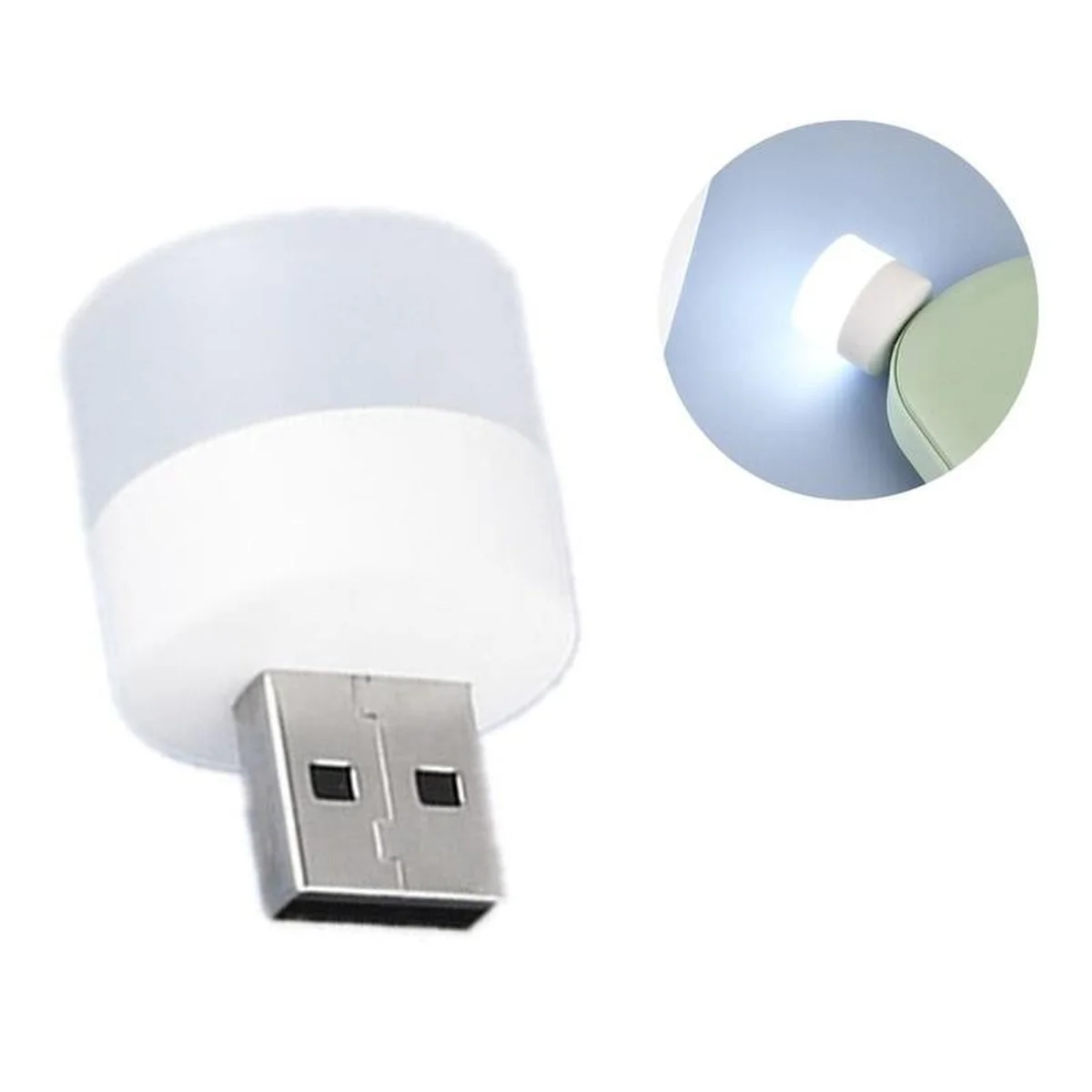 USB лампа LED (Холодне світло) 1W Білий
