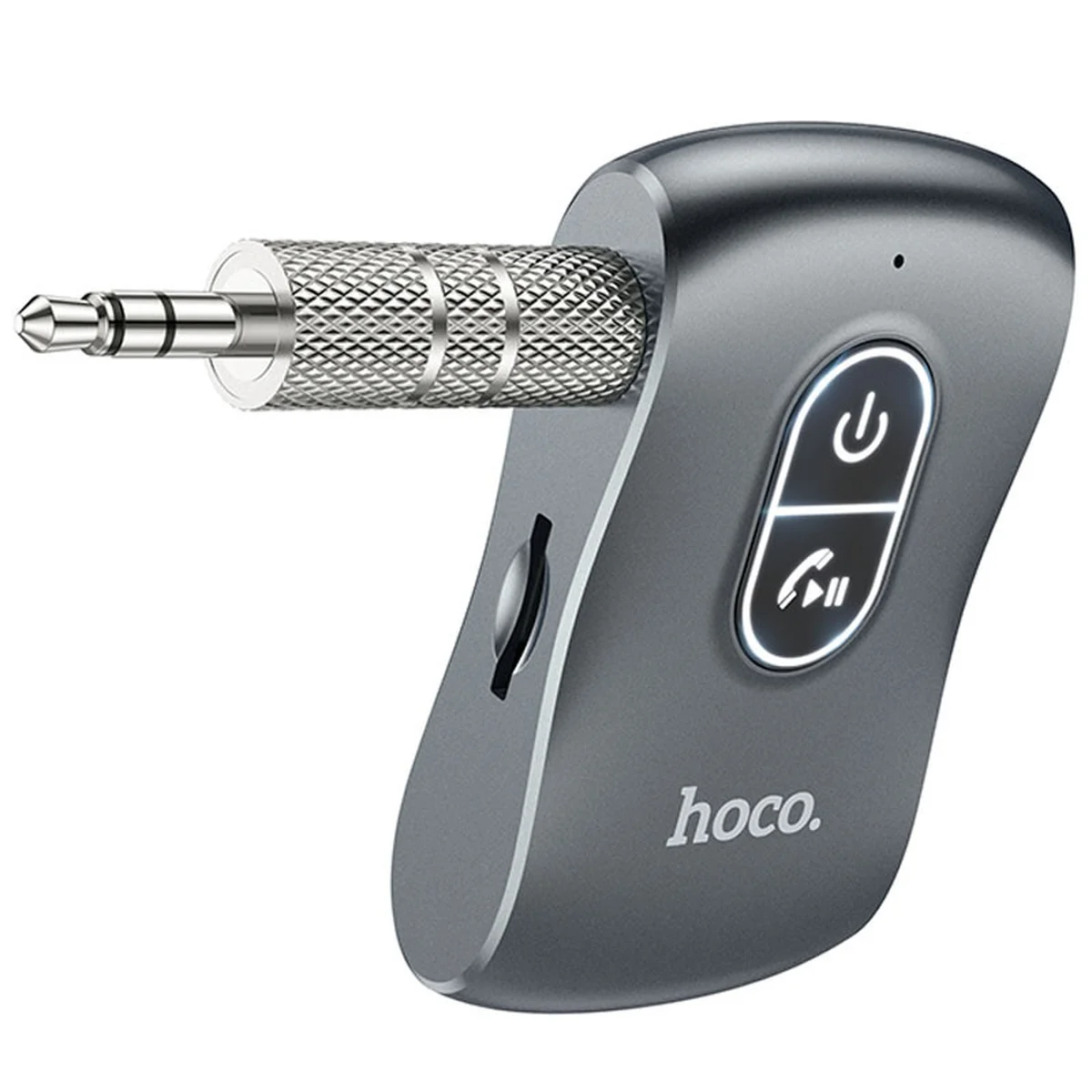 Bluetooth аудио ресивер Hoco E73 Tour Car Metal gray