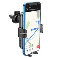 Автодержатель с БЗУ Hoco CA80 Черный