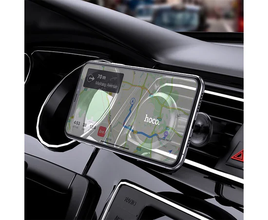 Автодержатель Hoco CA69 магнитный Черный