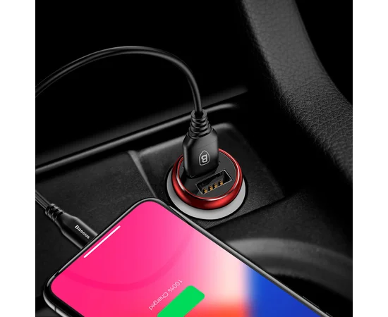 АЗУ Baseus Gentleman 4.8A 2USB Красный