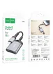Картридер Hoco UA25 2in1 Lightning Metal gray