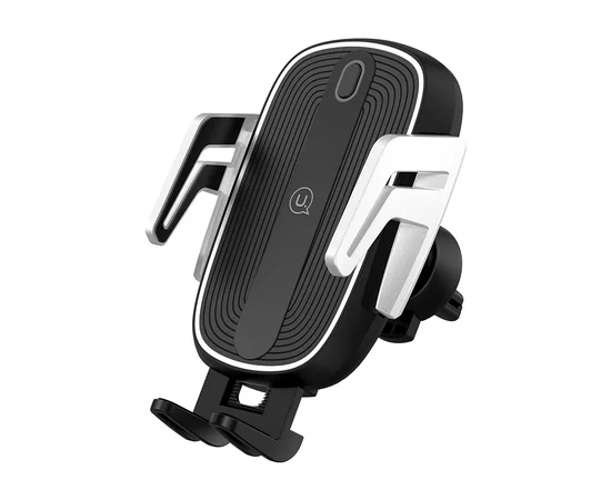 Автодержатель USAMS US-CD101 Automatic Touch Induction Wireless Charging Car Holder (Center Console) Черный