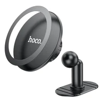 Автодержатель Hoco H13 Fine jade ring (center console) Black