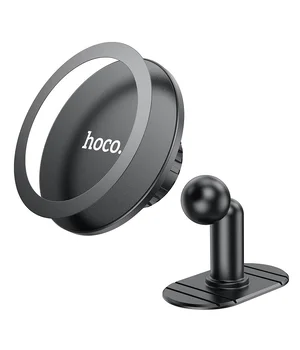 Автоутримувач Hoco H13 Fine jade ring (center console) Black