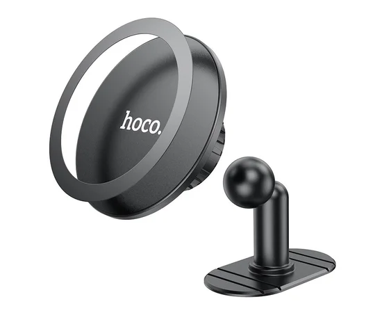 Автодержатель Hoco H13 Fine jade ring (center console) Black