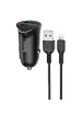 АЗУ Hoco Z39 QC3.0 (2USB) + Lightning Черный
