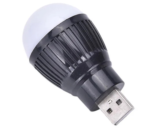 USB лампа Colorful (круглая) Черный