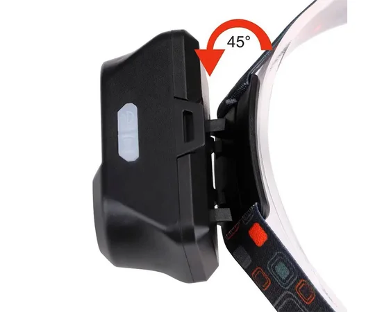 Налобный фонарь LED Double light 1804 Black