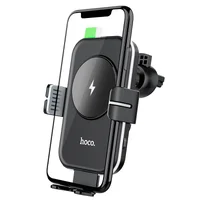 Автодержатель с БЗУ Hoco CA80 Черный