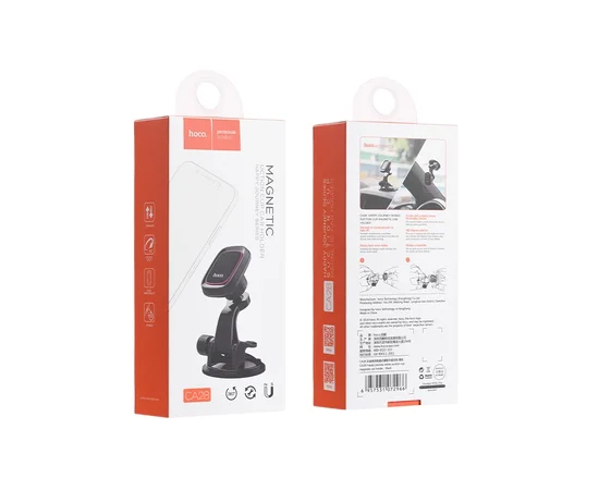 Автодержатель Hoco CA28 магнитный Черный