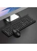 Набор клавиатура (кир.) + мышь Borofone BG6 Черный
