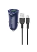 АЗУ Hoco Z39 QC3.0 (2USB) + MicroUSB Синий