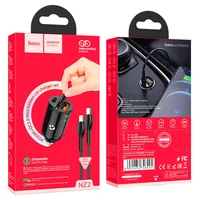 АЗУ Hoco NZ2 Link PD30W+QC3.0 + Type-C + Lightning Черный